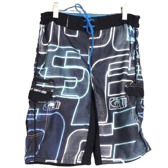 Point Zero Boys Board Shorts (Bundle Of 2) Size Medium - Picture 2 of 16